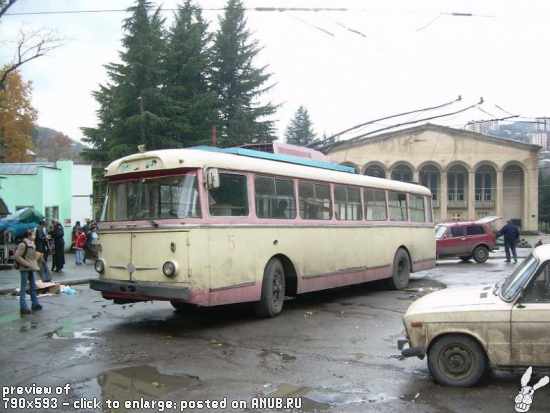 Троллейбусы в грузинской глубинке