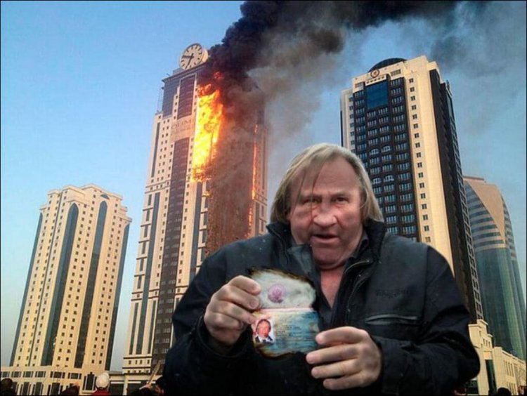 Пожар в «Грозный-Сити»