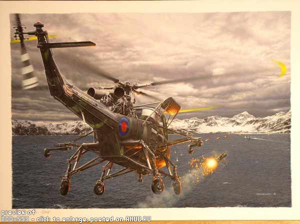 Falkland War Art - Danial Bechennec