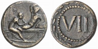 Эротика на античных монетах и жетонах