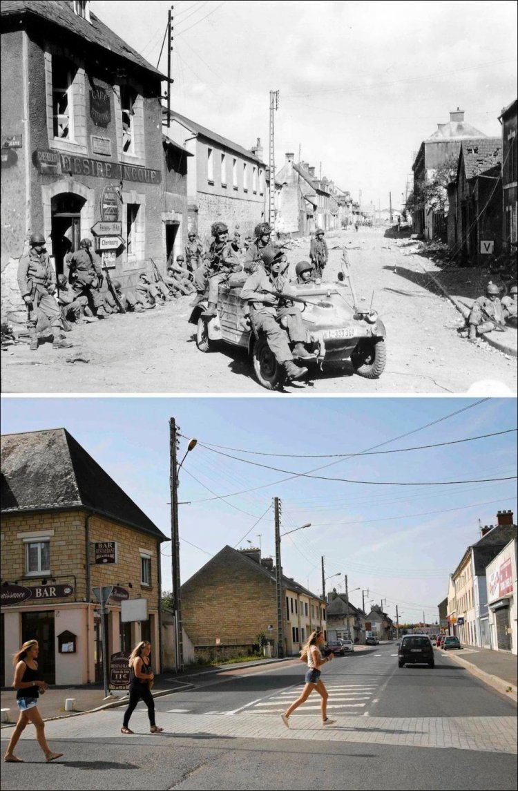 Как выглядят исторические места в Нормандии сейчас