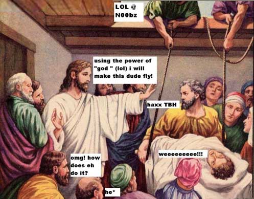 It is Jesus, LOL
