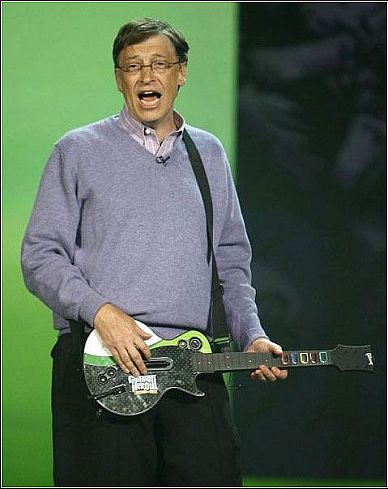 Билл Гейтс подался в рок-музыканты =)