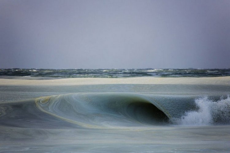 Замерзшие волны Атлантического океана