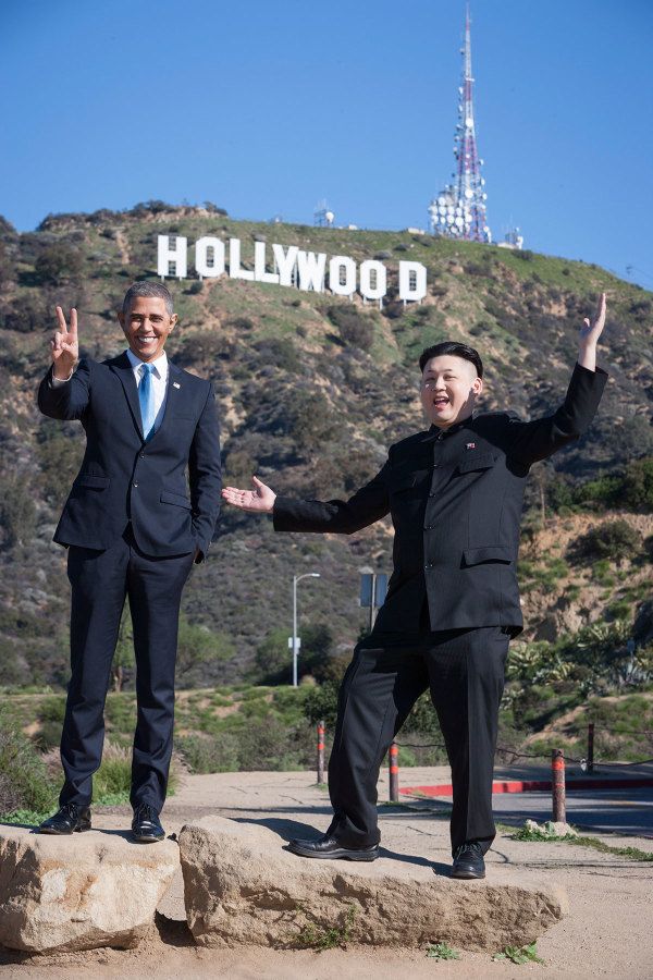 Обама и Ким Чен Ын тусуются в Лос-Анджелесе