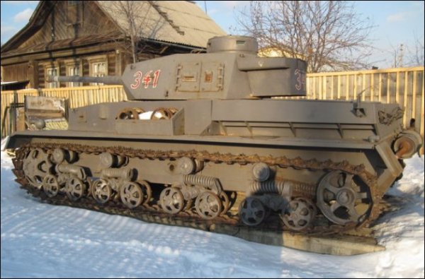 Самодельный немецкий танк