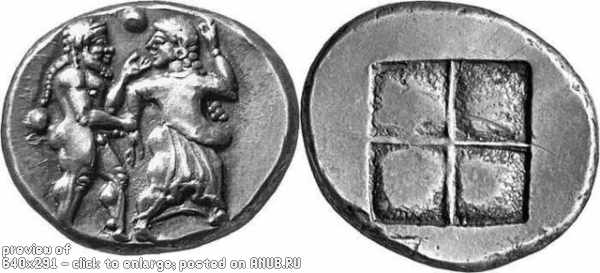 Эротика на античных монетах и жетонах