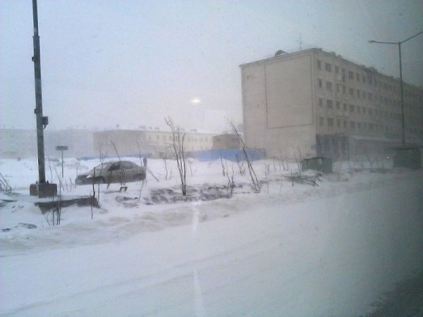 В Норильск пришла зима