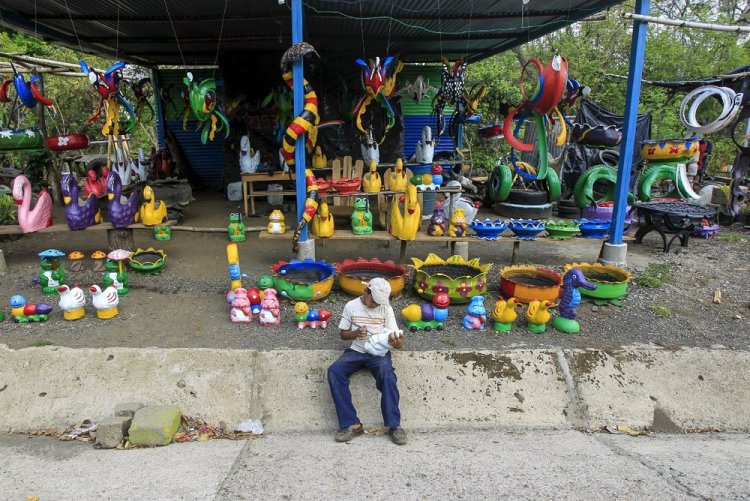 Вторая жизнь покрышек в Никарагуа