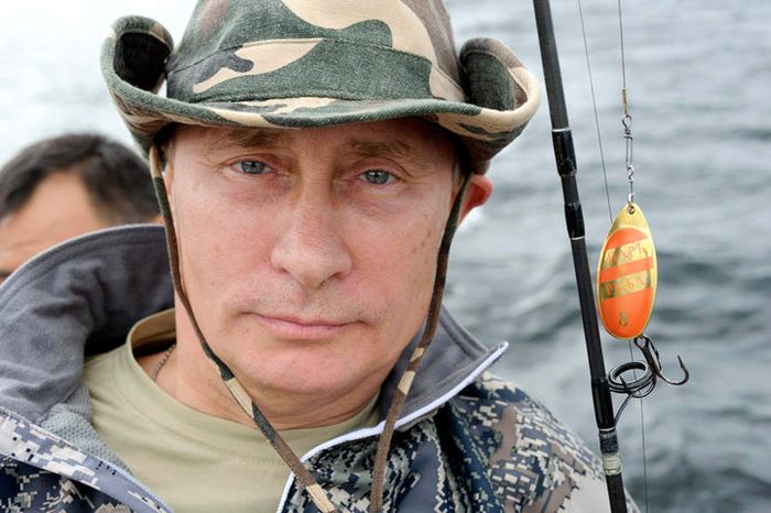 Путин и щука