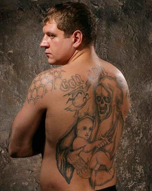 Расшифровка татуировок Александра Емельяненко