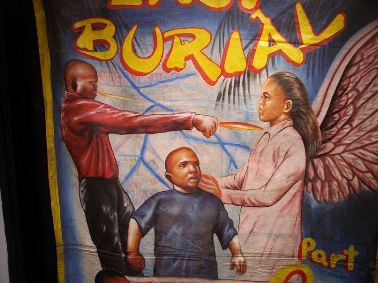 Плакаты к нигерийским фильмам ужасов