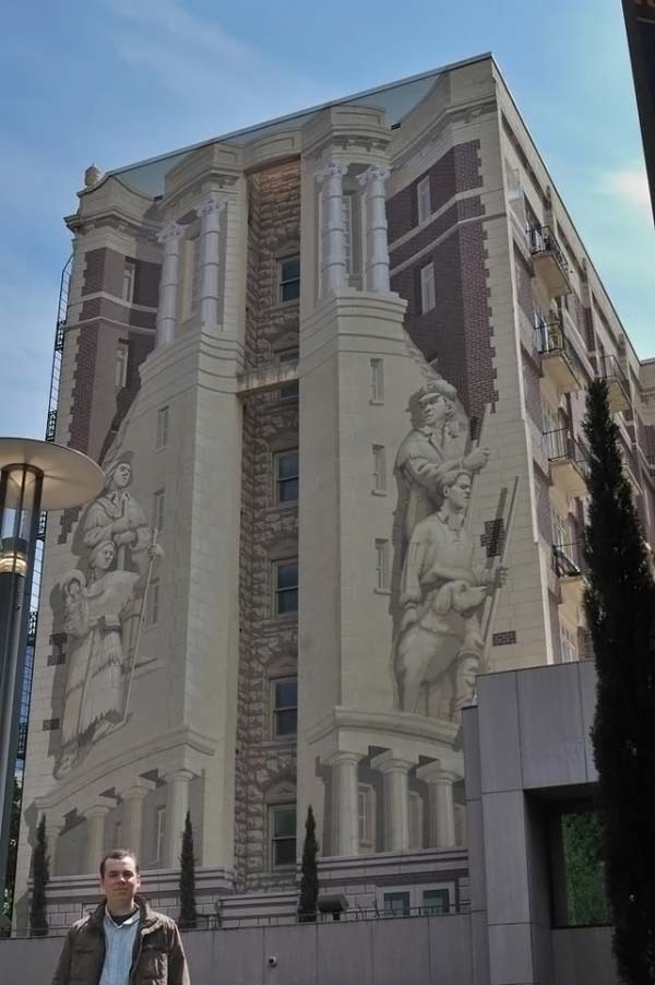 3D рисунки на зданиях