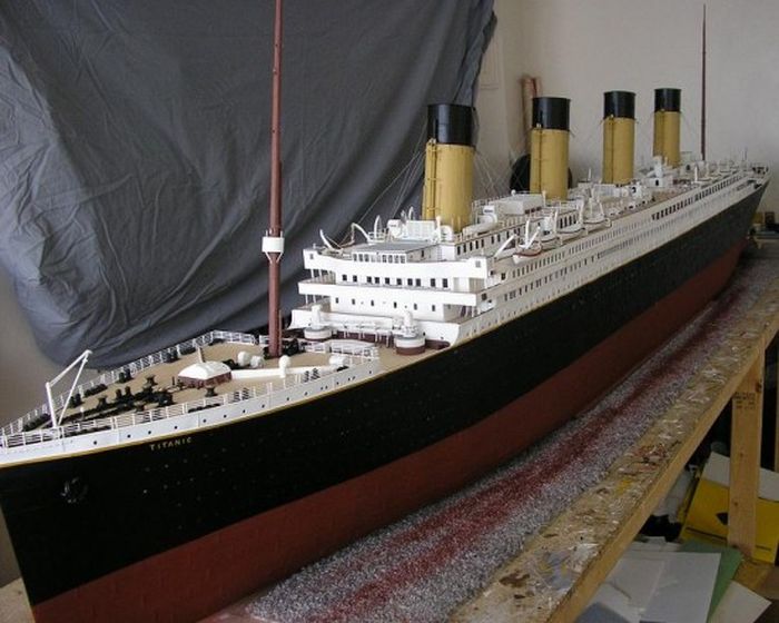 Джейсон Кинг два года делал точную копию Титаника