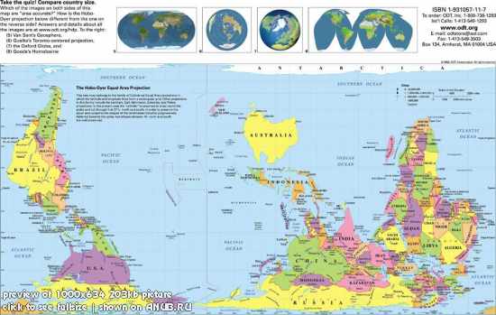 Австралийские карты мира